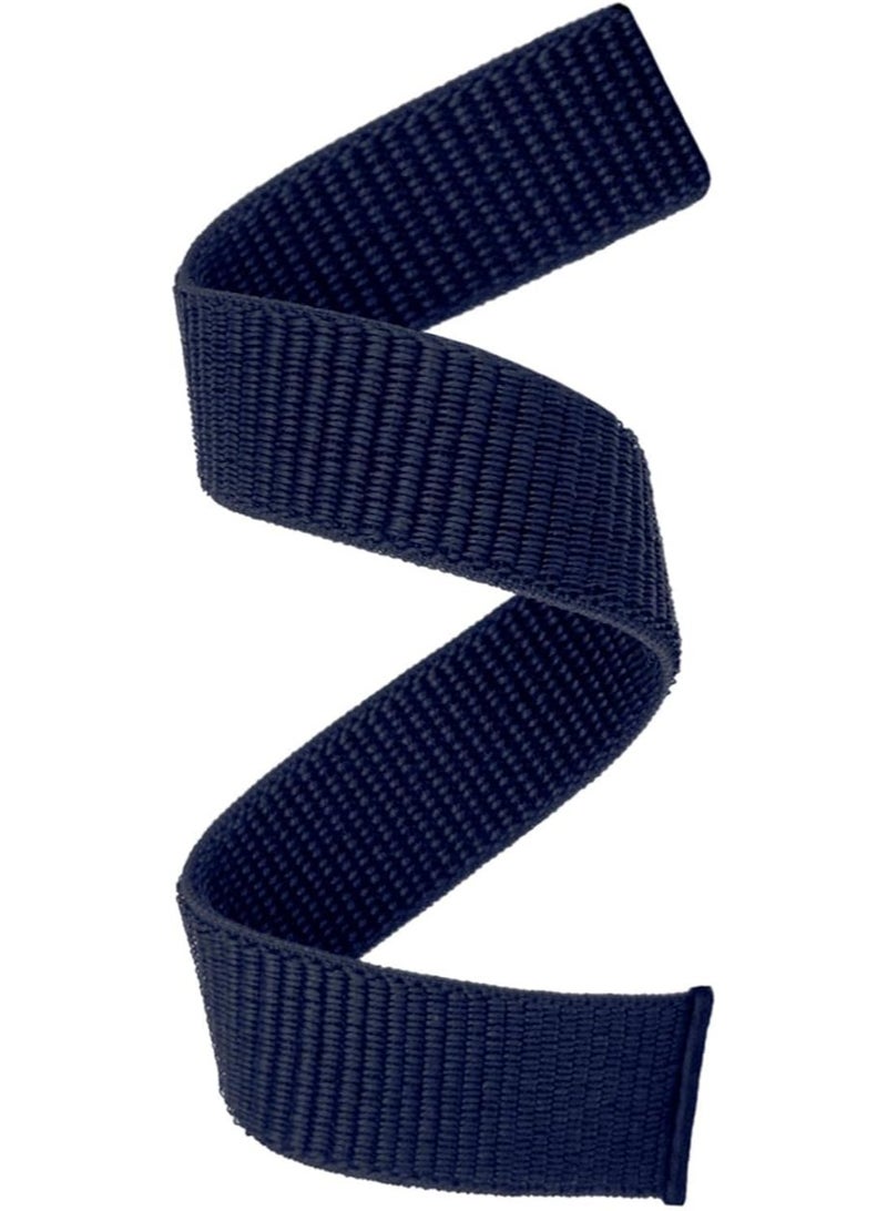 22mm Nylon Hook & Loop Watch Band for Garmin Fenix 8/7/6/5, Instinct 2/3, Forerunner 955/965 - Breathable Sports Strap - Image 1